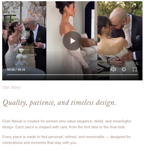 Eliannesiel website collection preview