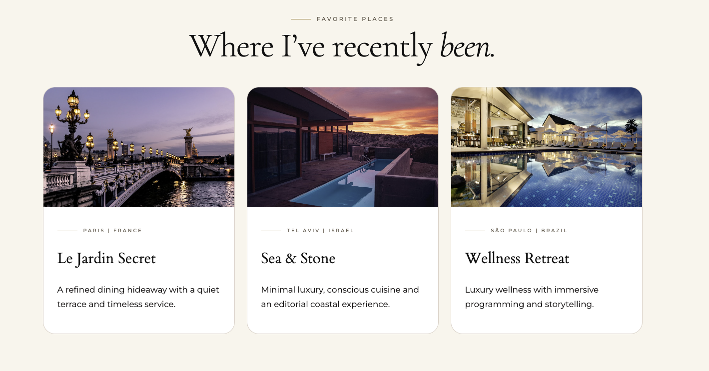 Wellness Nis place feature